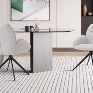 Stoel 'Mahi' Draaibaar Stof Ote Share Beige