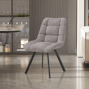 Stoel 'Lizzy' Stof Ote Share Lichtgrijs