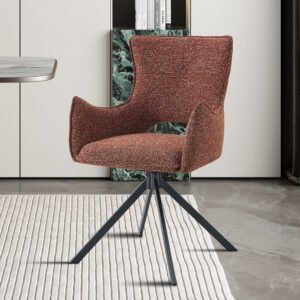 Stoel 'Billy' Draaibaar Stof Ote Harper Rouge