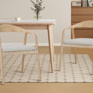 Stoel 'Claire' Frêne Naturel - Stof Ote Milan Beige
