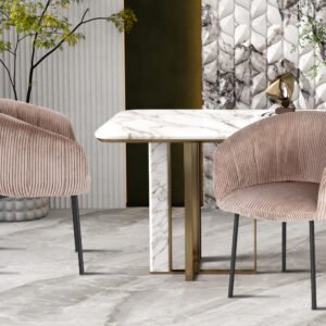 Stoel 'Sevilla' Ribstof Fabb Hyper Zand