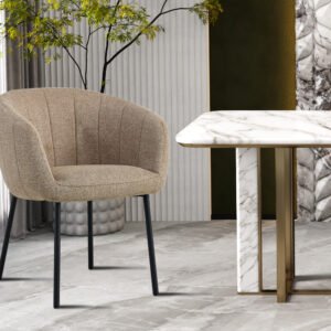 Stoel 'Sevilla' Stof Zand