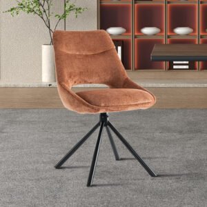 Stoel 'Dante' Stof Rouille