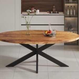 Tafel 'Alexa' 200 cm Ovaal Mango hout