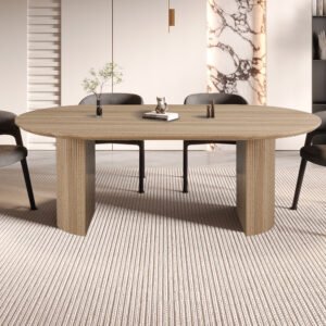 Tafel 'Lagos' 220 cm Ovaal Decor Eik Naturel