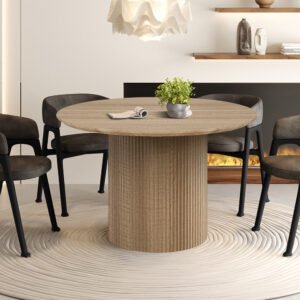 Tafel 'Lagos' 120 cm Rond Decor Eik Naturel