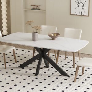 Tafel 'Apollo' 180 cm Deens Ovaal Steen Wit