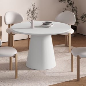 Tafel 'Tavira' 120 cm Rond Cement Ecru