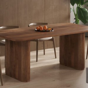 Tafel 'Jean' 200 cm Deens Ovaal Mango hout Lichtbruin